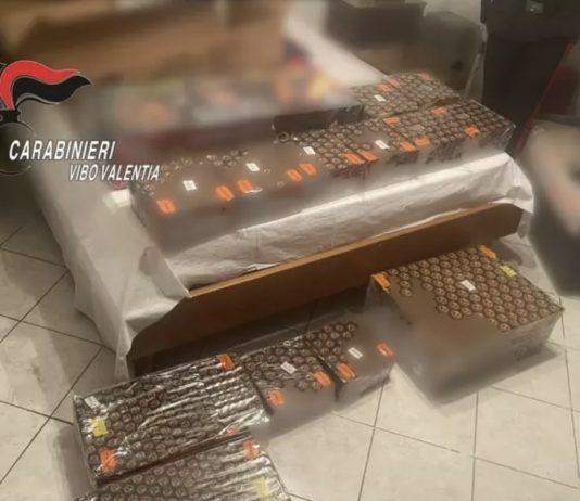 Fuochi d’artificio illegali – sequestro a Nicotera, Mileto e Francica: due persone denunciate