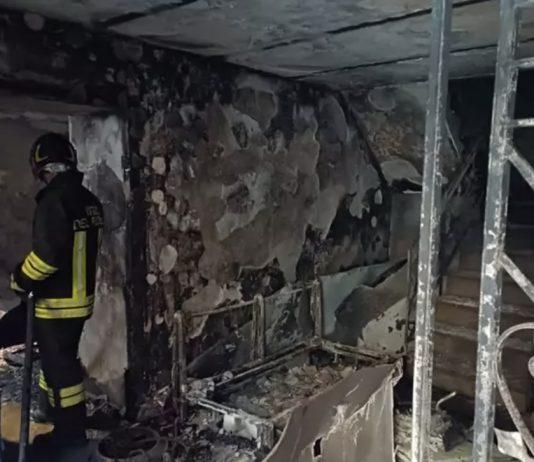 Calabria – incendio in appartamento: due persone ferite