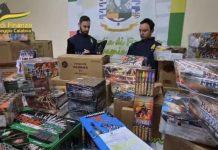 Sequestrati a Rizziconi e Varapodio 674kg di botti di capodanno