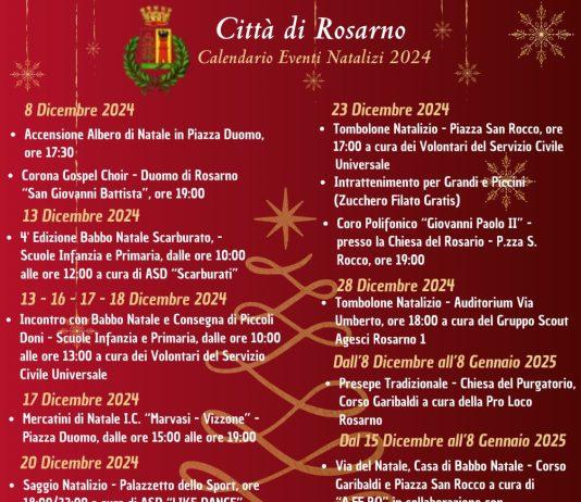 Rosarno in festa per il Natale. Il programma completo delle festività natalizie 2024