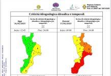Allerta meteo Calabria – protezione civile: nessuna criticità