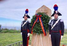 Palmi – carabinieri ricordano commilitoni Fava e Garofalo uccisi durante controllo