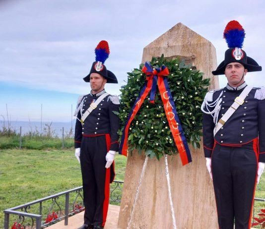 Palmi – carabinieri ricordano commilitoni Fava e Garofalo uccisi durante controllo