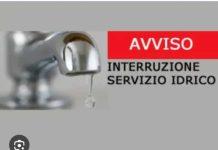 Rosarno – avviso interruzione servizio idrico