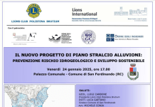 San Ferdinando – importante convegno su rischio idrogeologico e le contromisure dei comuni