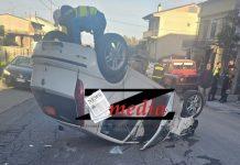 Palmi – incidente stradale: auto finisce contro vettura parcheggiata