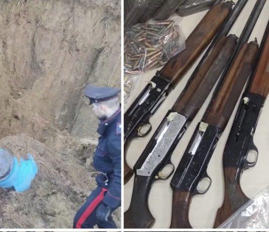 Arsenale armi da guerra e carico di cocaina occultati sotto terra – indagato proprietario azienda
