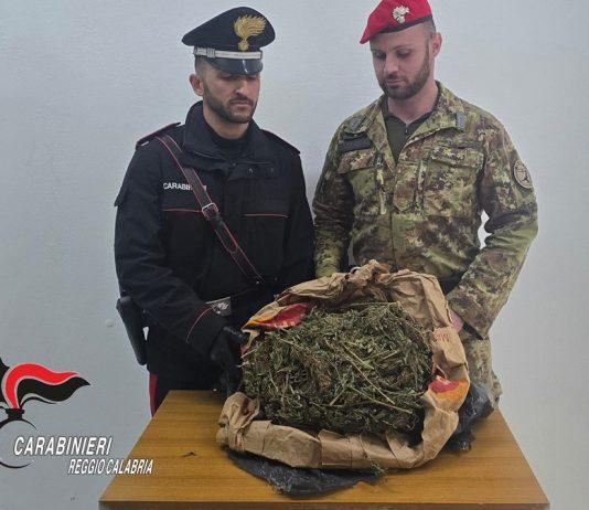 Controlli serrati dei Carabinieri – rinvenuto 1,5 kg di marijuana
