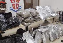 Gioia Tauro – scoperti 80 kg di marijuana, materiale esplosivo e stanza segreta dietro parete