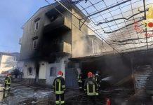 Calabria – Incendio in magazzino: ferita una persona