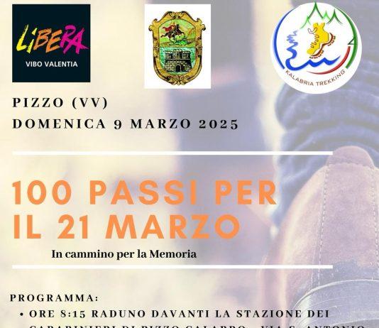 “100 passi verso il 21 Marzo, in cammino per la Memoria”