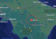 Trema la terra al Sud – scossa di magnitudo 4.3 a Potenza