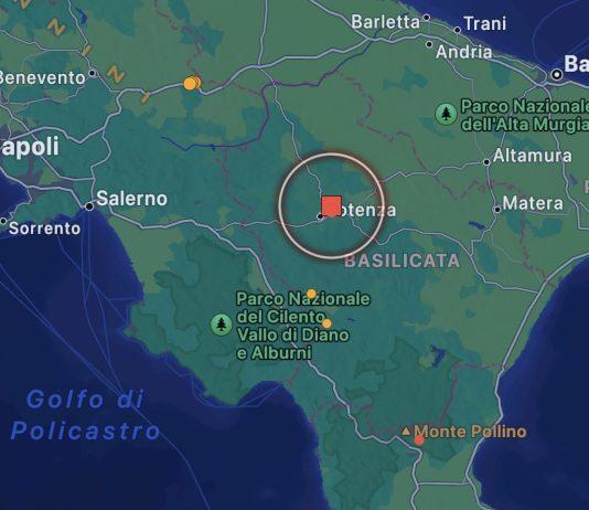 Trema la terra al Sud – scossa di magnitudo 4.3 a Potenza