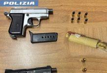 Punta pistola contro agenti di Polizia – arrestato 26enne