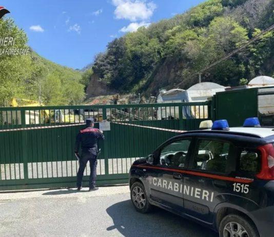 Acque di lavorazione in torrente, sequestrato impianto inerti