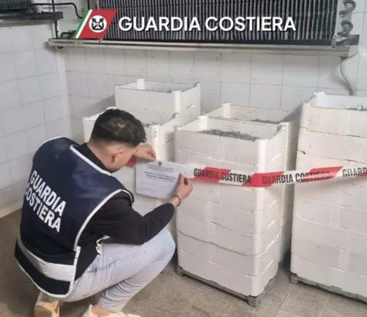 Guardia costiera sequestra due quintali di novellame di sarda