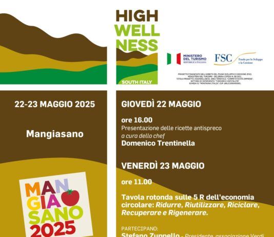 High Wellness South Italy: Mangiasano, economia circolare e lotta agli sprechi alimentari