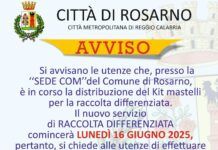 Rosarno – avviso alla popolazione: obbligo ritiro mastelli raccolta differenziata entro il 16 giugno