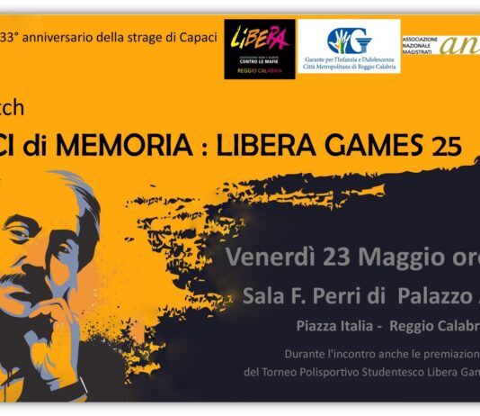 33° anniversario della strage di Capaci: “Capaci di Memoria: Libera Games25”