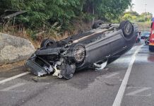 Incidente sulla Ss 18 – lievemente ferita una 38enne