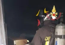 Incendio in edificio – evacuati residenti