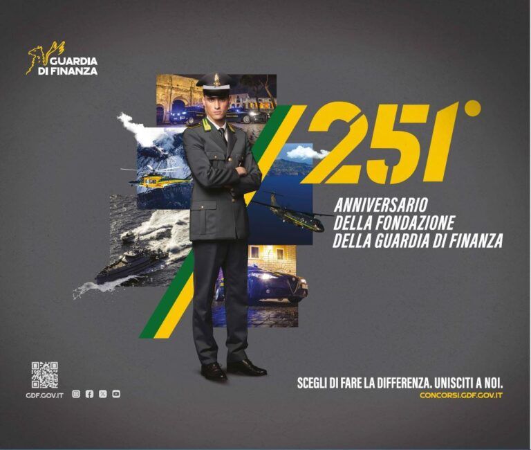 Reggio Calabria – celebrato il 251° anniversario di fondazione della Guardia di finanza