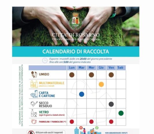 Rosarno – avvio raccolta differenziata 30 giugno