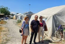 Delegazione europarlamentari in visita alla tendopoli di San Ferdinando