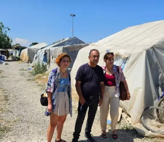 Delegazione europarlamentari in visita alla tendopoli di San Ferdinando