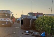 Incidente Ss 682 – due auto coinvolte