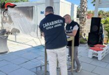 Controlli in lidi balneari e cantieri – denunce e sanzioni dei carabinieri per oltre 7500 euro