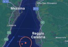 Scossa di terremoto nello Stretto di Messina