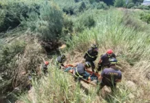 Auto nel torrente: trovato morto il 40enne disperso Vigili del Fuoco - Recupero