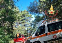 Calabria – Malore durante escursione: salvato da Vigili del fuoco