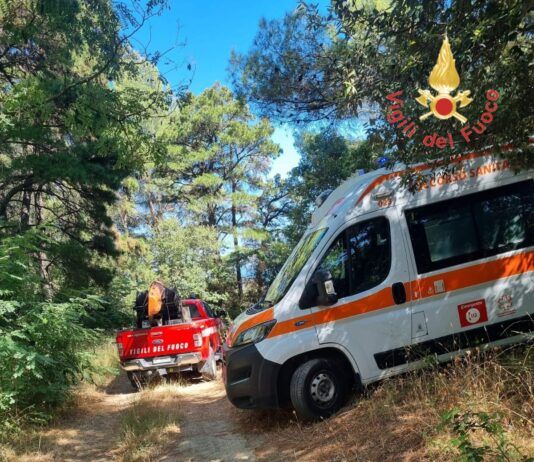 Calabria – Malore durante escursione: salvato da Vigili del fuoco