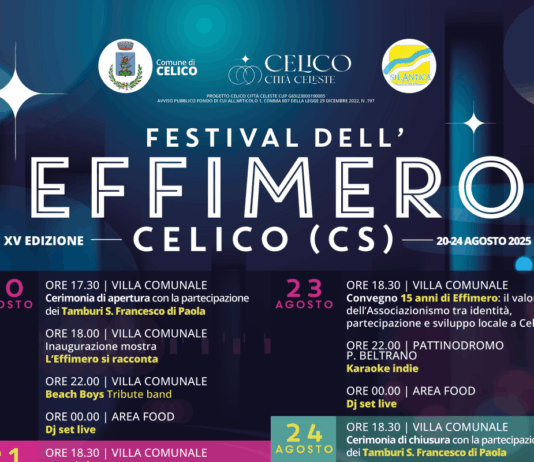 Dibattiti, teatro e grandi concerti: il Festival dell’Effimero illumina l’estate presilana Festival dell’Effimero - Celico (CS)