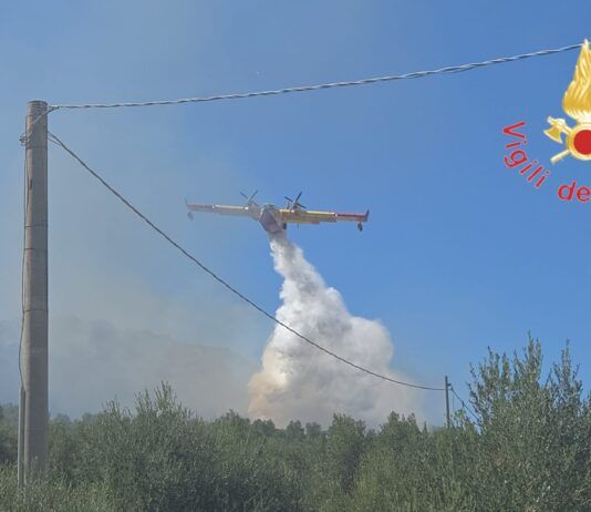 Incendio boschivo – Vigili del fuoco al lavoro (VIDEO) Vigili del Fuoco - Spegnimento incendio con Canadair