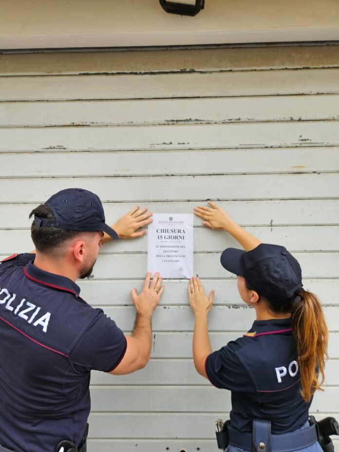 Polizia di Stato - Sigilli provvedimento TULPS