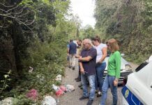 Cittanova – Amministrazione comunale: tolleranza zero per chi abbandona rifiuti Cittanova - Abbandono rifiuti - Un momento della ricognizione