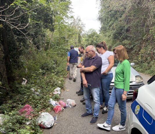 Cittanova – Amministrazione comunale: tolleranza zero per chi abbandona rifiuti Cittanova - Abbandono rifiuti - Un momento della ricognizione