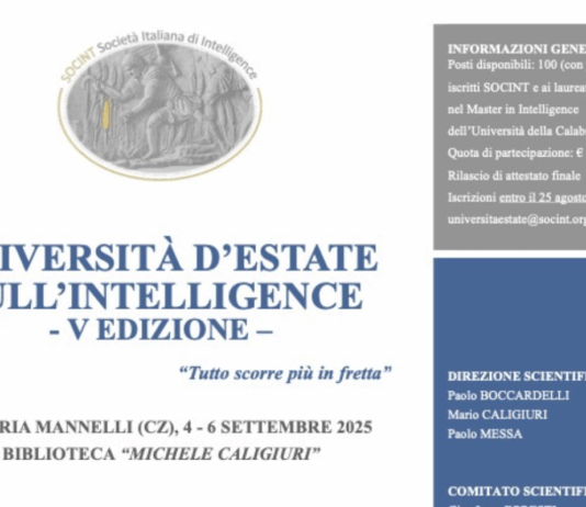 Tecnologia, geopolitica e sicurezza: il cuore dell’Università d’Estate sull’Intelligence Università d’Estate sull’Intelligence - SOCINT