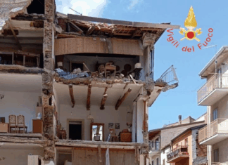 Vigili del Fuoco - Crollo Lamezia Terme