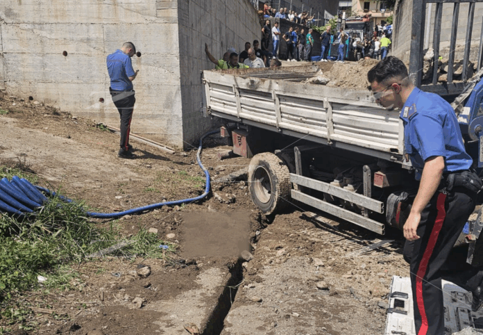 Vigili del Fuoco – Sinopoli (RC) – Incidente lavori fibra ottica