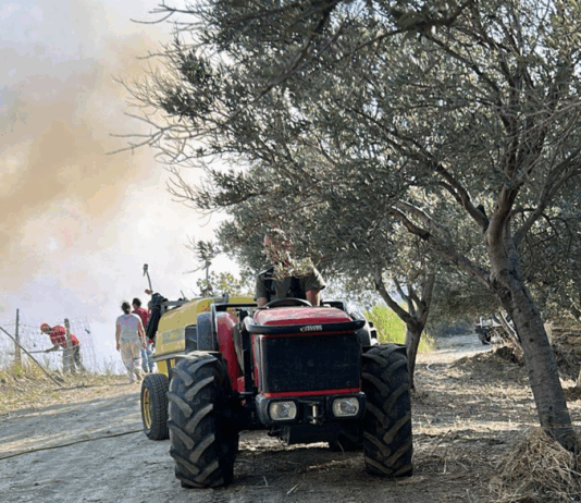 Agricoltore eroe: ustionato per salvare i suoi animali Incendio in campagna