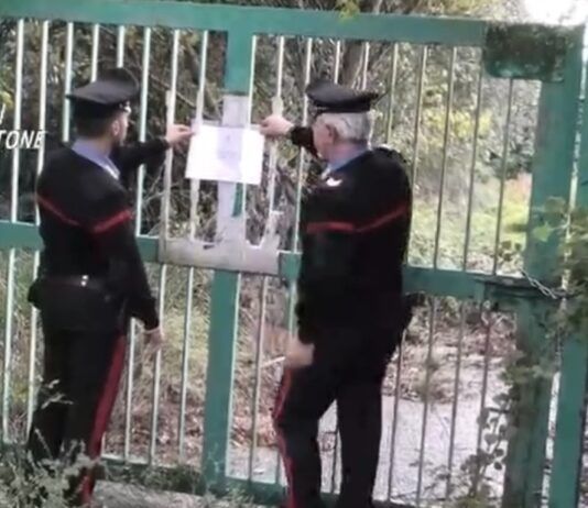 Carabinieri sequestrano impianti depurazione del comune