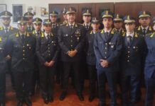 Catanzaro: il Comandante Provinciale accoglie 15 nuovi Marescialli della Guardia di Finanza