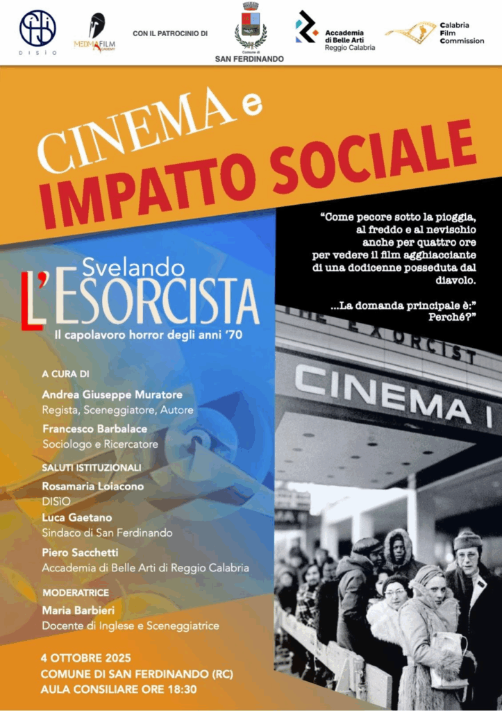 Cinema e impatto sociale - San Ferdinando (RC) - Locandina - L'esorcista