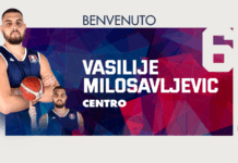 Pirossigeno Cosenza Basket: Vasilije Milosavljević è il nuovo centro dei Lupi Pirossigeno Cosenza Basket - Vasilije Milosavljević