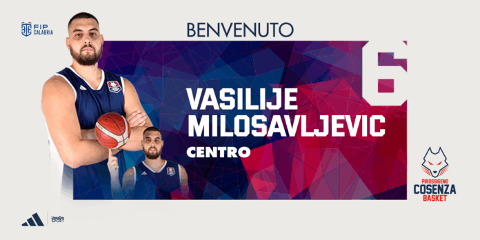 Pirossigeno Cosenza Basket - Vasilije Milosavljević