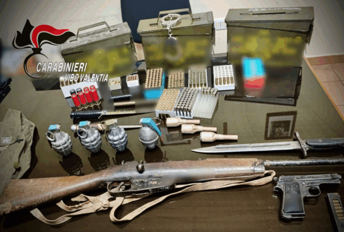 Carabinieri Zungri (VV) - Armi e munizioni